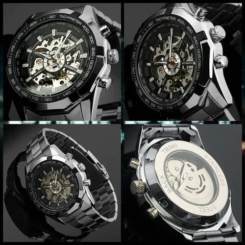 RELOJ WINNER AUTOMATICO EN ACERO TOP